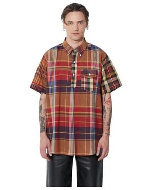 Engineered Garments Short Sleeve Shirts - Rosso