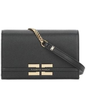Elisabetta Franchi Cross Body Bags - Grey
