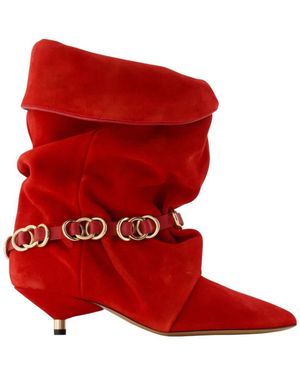Isabel Marant Schoenen ,Rood ,Leer Edrik Rings Boots