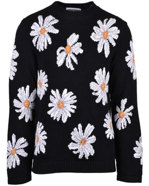 Moschino Round-Neck Knitwear - Black
