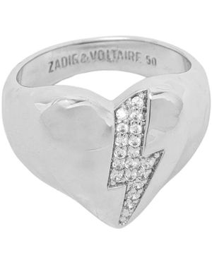 Zadig & Voltaire Heartbreaker Flash Ring - Mettallic