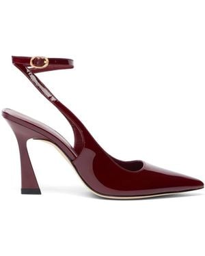 Stuart Weitzman Schoenen ,Rood ,Leer Vinnie 85 Strap Pump