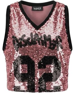 DISCLAIMER Sleeveless Tops - Rosa