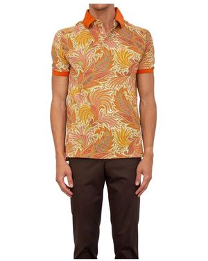 Etro Polo Shirts - Metallic