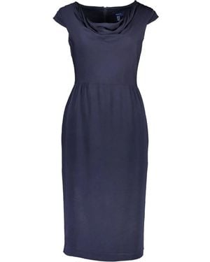 GANT Blue Viscose Dress