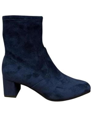 Caprice Heeled Boots - Blu