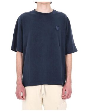 Maison Kitsuné T-Shirts - Blue