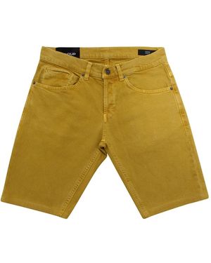Dondup Denim Bermuda Shorts Made - Gelb
