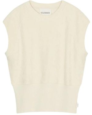 Closed Round-Neck Knitwear - Blanco