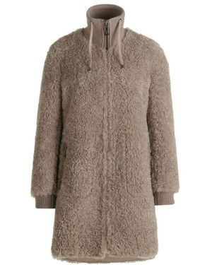 GIL BRET Jassen ,Bruin ,Polyester Teddy Coat