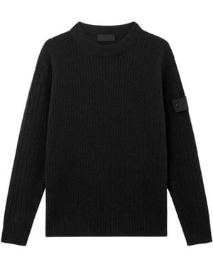 Stone Island Round-Neck Knitwear - Negro