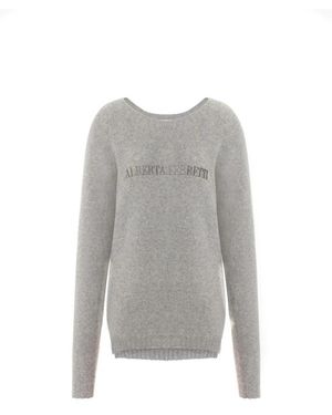 Alberta Ferretti Cashmere Knitwear - Grey