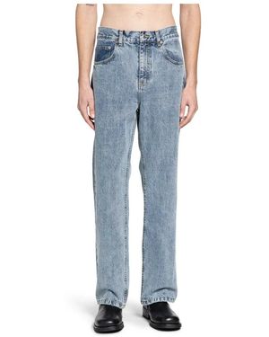 Second/Layer Straight Jeans - Blue