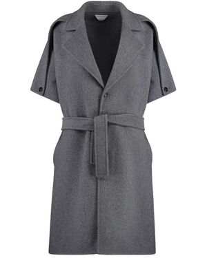 Bottega Veneta Belted Coats - Gris