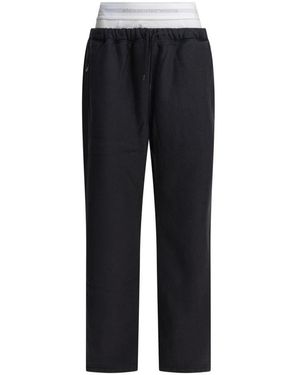 Alexander Wang Straight Trousers - Black