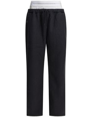 Alexander Wang Straight Trousers - Zwart