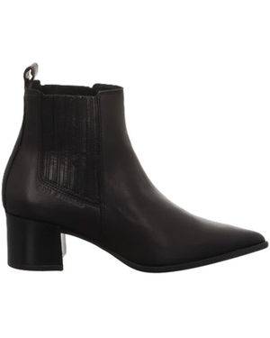COPENHAGEN Heeled Boots - Black