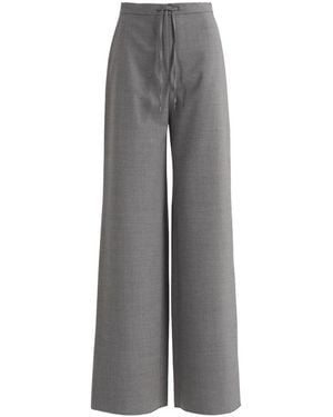 Max Mara Wide Trousers - Gris