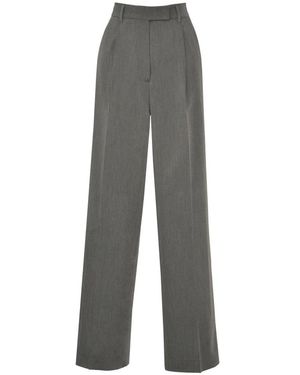 GUAJA. Wide Trousers - Grigio