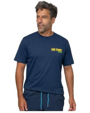 MC2 Saint Barth T-Shirts - Azul