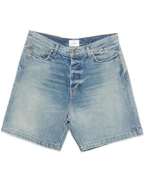 Rhude Denim Shorts - Blu