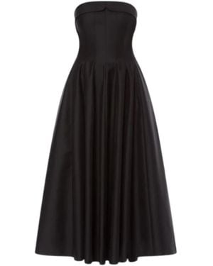 Alberta Ferretti Midi Dresses - Black