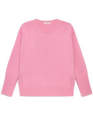 Maliparmi Cashmere Merinos Breiwerk - Roze