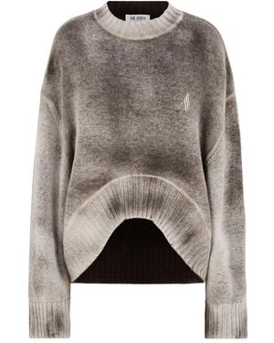The Attico Round-Neck Knitwear - Gris