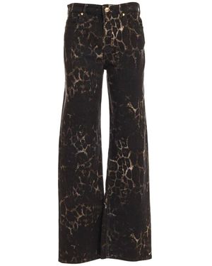 Roberto Cavalli Wide Jeans - Nero