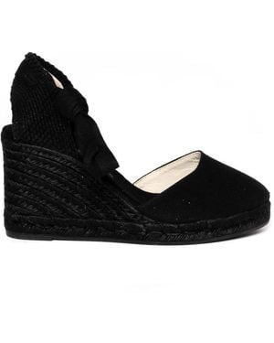Espadrilles Wedges - Negro