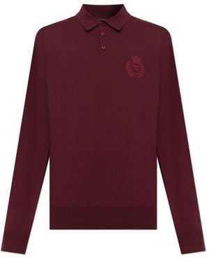 Dolce & Gabbana V-Neck Knitwear - Violet
