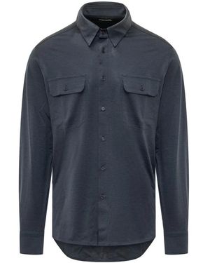 Tom Ford Casual Shirts - Bleu