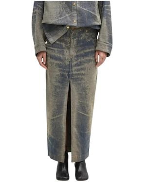 DARKPARK Denim Skirts - Grijs