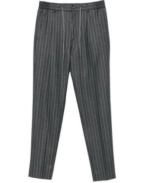 Tagliatore Broeken ,Grijs ,Wol P-Newman Broek