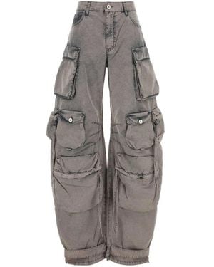 The Attico Wide Trousers - Grey