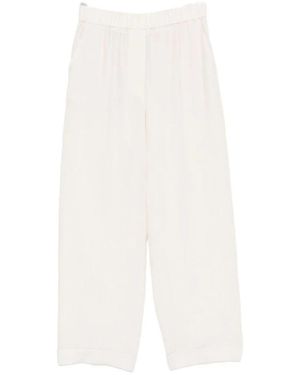 Peserico Wide Pants - White