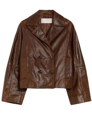 iBlues Leather Jackets - Marrone