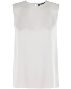 Theory Sleeveless Tops - Blanc