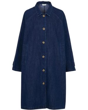 JC Sophie Single-Breasted Coats - Azul