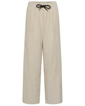 Karen By Simonsen Wide Trousers - Neutro