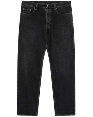Saint Laurent Straight Jeans - Negro