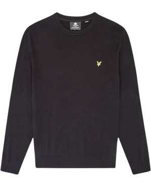 Lyle & Scott Round-Neck Knitwear - Bleu