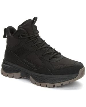 Grunberg Lace-Up Boots - Black