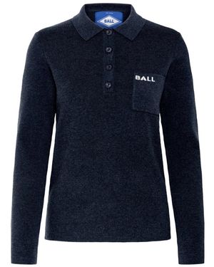 Ball Round-Neck Knitwear - Azul