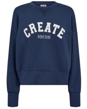 Mos Mosh Sweatshirts - Blue