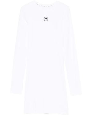 Marine Serre Short Dresses - White
