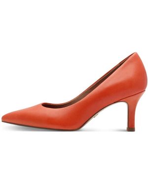 Tamaris Schoenen ,Oranje ,Leer Leren Pumps - Roze