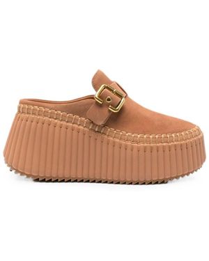 Chloé Wedges - Marrón