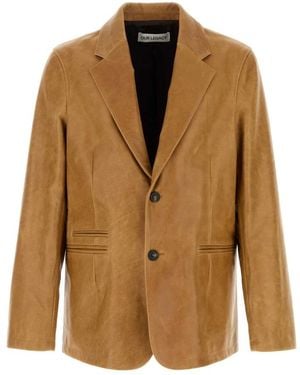 Our Legacy Leather Jackets - Brown