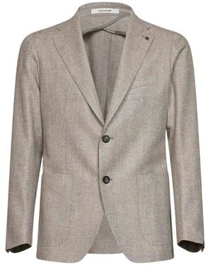 Tagliatore Visgraat Blazer - Grijs